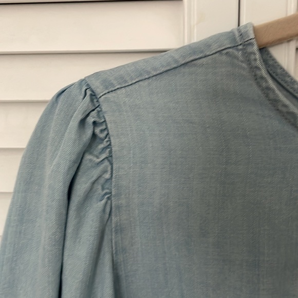 Casual brushed denim BB Dakota top, size S, excellent condition - Picture 3 of 5